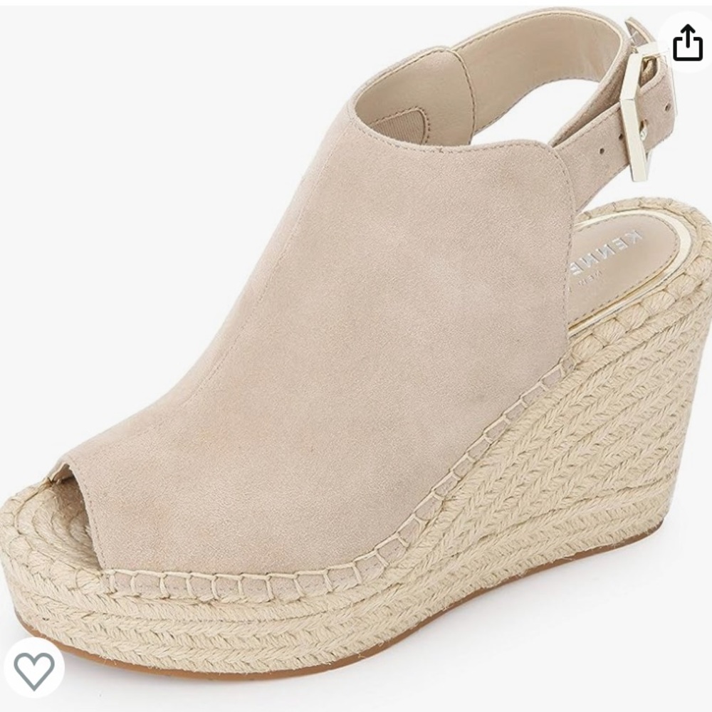 Kenneth Cole Platform Sandals. 1 inch platform with 4 inch heel